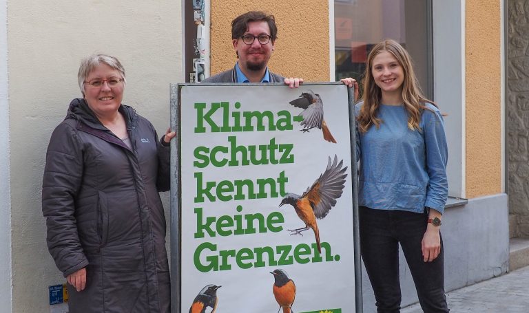 „Gemeinsam für Europa“ – Regensburger Grüne beginnen Europawahlkampf mit Plakaten