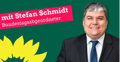 Grün macht Zukunft - Diskussion mit MdB Stefan Schmidt zur Bundestagswahl im September 2021