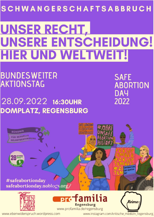 Demo zum Safe Abortion Day