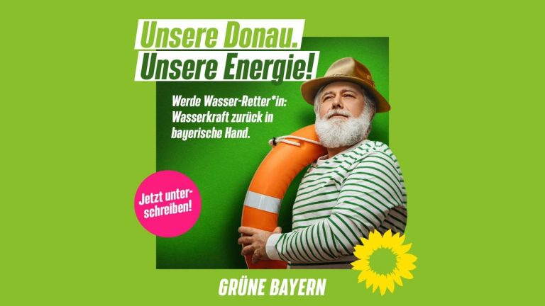 Unser Wasser – unsere Energie: GRÜNE Regensburg fordern Wasserkraft in Bürger*innenhand